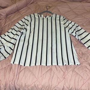 SHEIN striped blouse